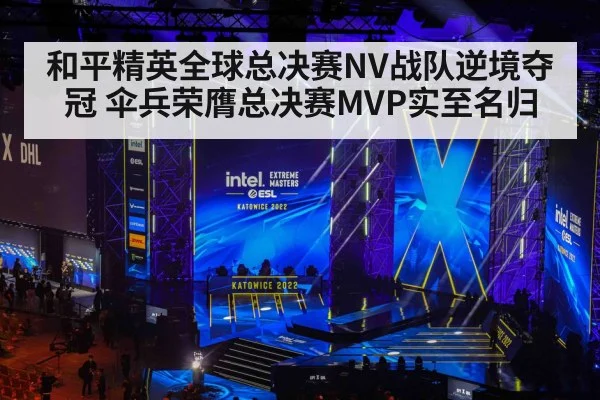 和平精英全球总决赛NV战队逆境夺冠 伞兵荣膺总决赛MVP实至名归